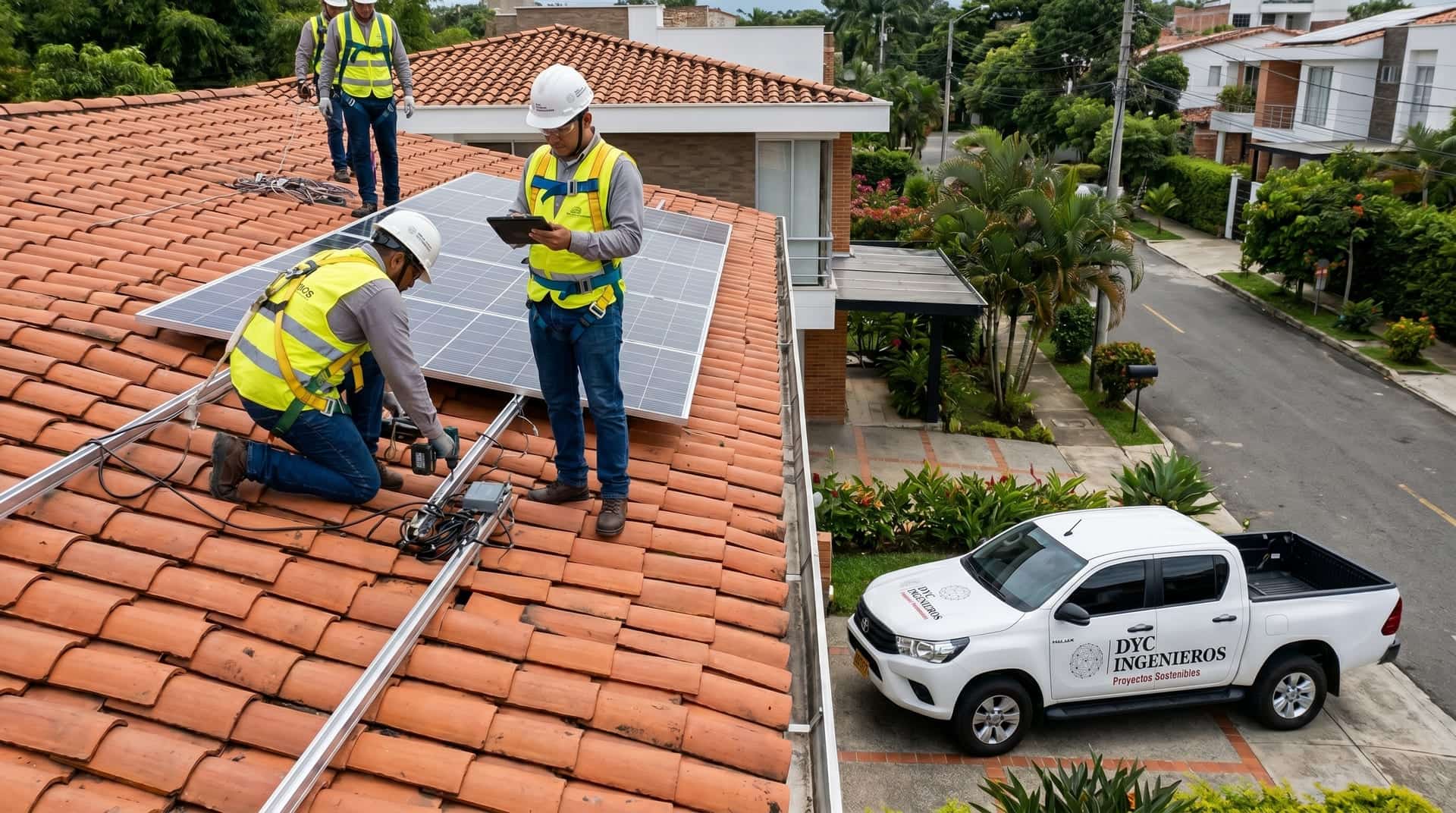 Planta solar 500 kWp — factura reducida 90% — Rionegro, Antioquia (2025)